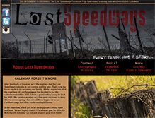 Tablet Screenshot of lostspeedways.com